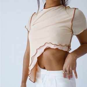 PRINCESS POLLY IN THE FLOW TOP IVORY